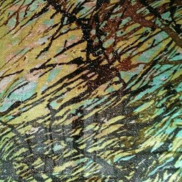 ‼️Cynthia Rowley Viscose Scarf Wrap Shawl Green‼️ - Picture 5 of 6